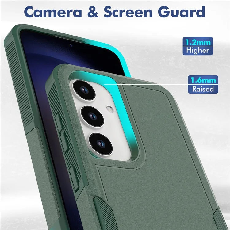 Anti-Drop Case for Samsung Galaxy S24+ Phone Shell Hard PC+Soft TPU Cover