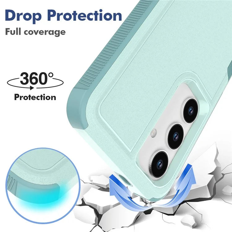 Anti-Drop Case for Samsung Galaxy S24+ Phone Shell Hard PC+Soft TPU Cover