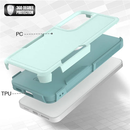 Anti-Drop Case for Samsung Galaxy S24+ Phone Shell Hard PC+Soft TPU Cover