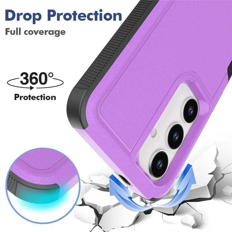 Anti-Drop Case for Samsung Galaxy S24+ Phone Shell Hard PC+Soft TPU Cover