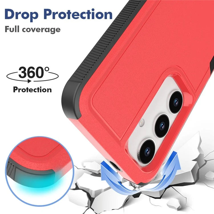 Anti-Drop Case for Samsung Galaxy S24+ Phone Shell Hard PC+Soft TPU Cover