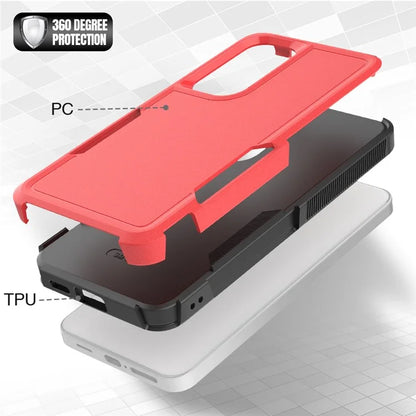 Anti-Drop Case for Samsung Galaxy S24+ Phone Shell Hard PC+Soft TPU Cover
