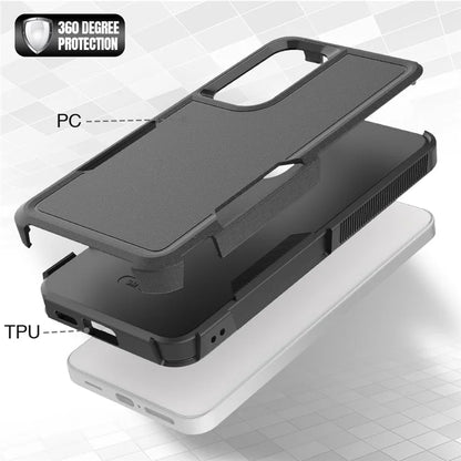 Anti-Drop Case for Samsung Galaxy S24+ Phone Shell Hard PC+Soft TPU Cover