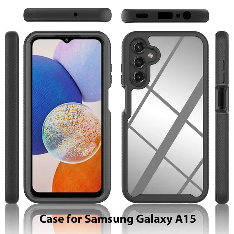 For Samsung Galaxy A15 5G Phone Case Full Protection Cover with PET Screen Protector