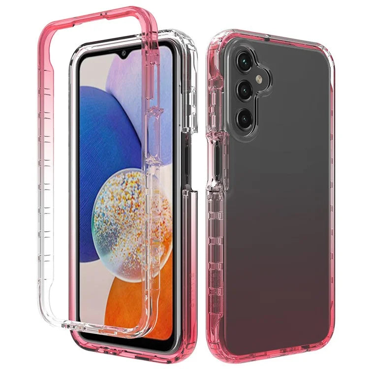 For Samsung Galaxy A15 5G Clear Phone Case Gradient Back Cover