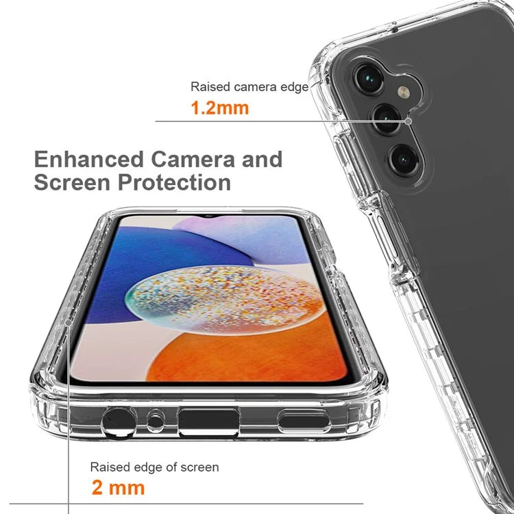 For Samsung Galaxy A15 5G Clear Phone Case Gradient Back Cover