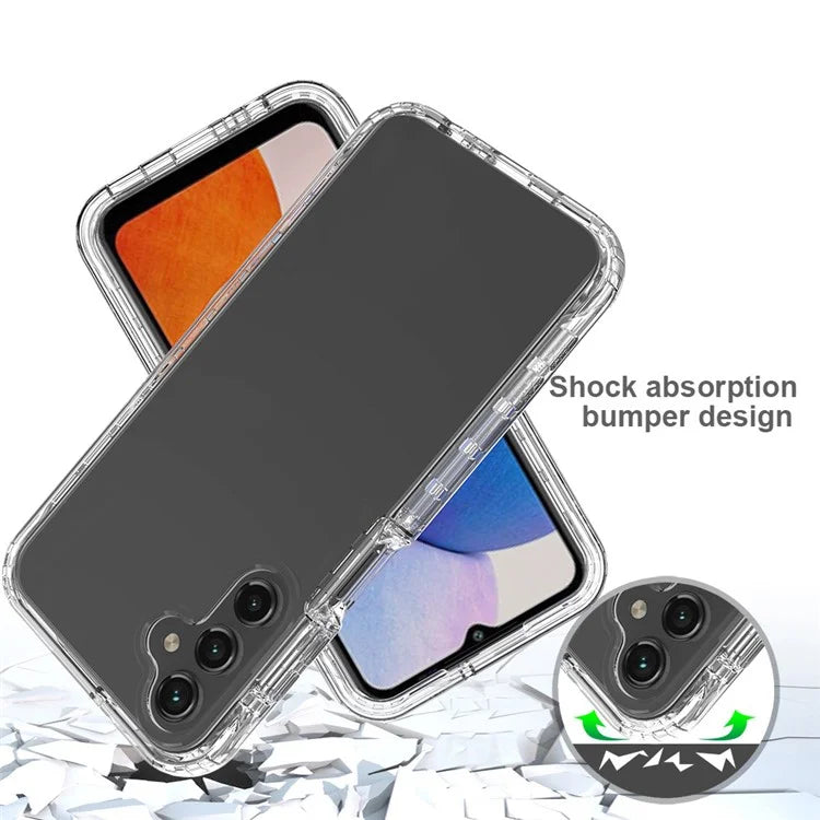 For Samsung Galaxy A15 5G Clear Phone Case Gradient Back Cover