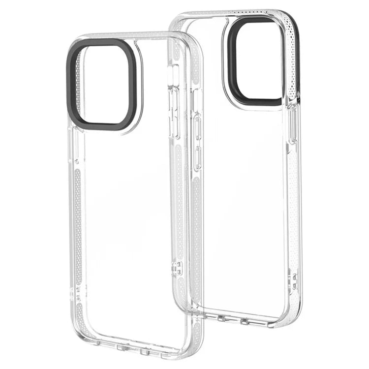 Gold Armored Series For iPhone 15 Pro Max Case Anti-drop TPU Phone Back Cover