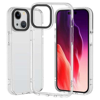 Gold Armored Series For iPhone 15 Plus Case Scratch-proof TPU Smartphone Protector