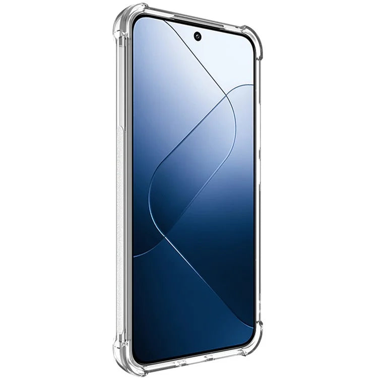 IMAK For Xiaomi 14 Case Drop-resistant Airbag Corner Clear TPU Phone Cover
