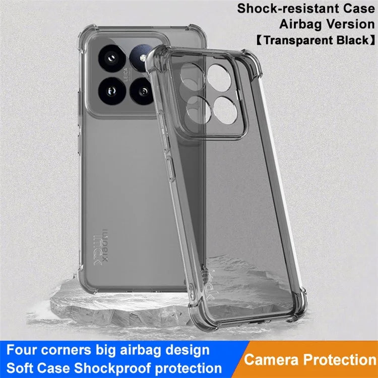IMAK For Xiaomi 14 Pro Phone Case Scratch-proof Airbag Corner TPU Cover