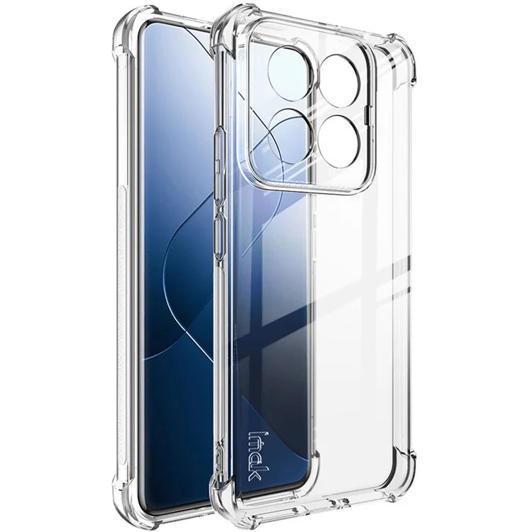 IMAK For Xiaomi 14 Pro Phone Case Scratch-proof Airbag Corner TPU Cover