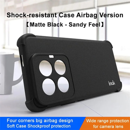 IMAK For Xiaomi 14 Pro Phone Case Matte Reinforced Corners Anti-fall Cover