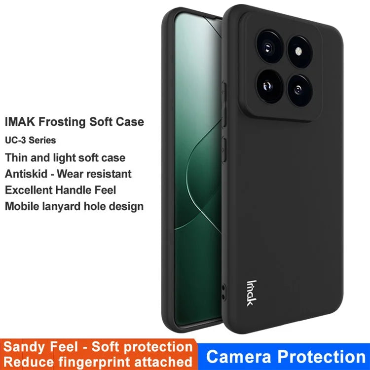 IMAK UC-3 Series For Xiaomi 14 Pro Phone Case Shockproof Soft TPU Back Cover