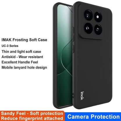 IMAK UC-3 Series For Xiaomi 14 Pro Phone Case Shockproof Soft TPU Back Cover