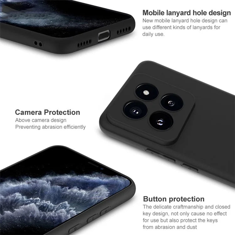 IMAK UC-3 Series For Xiaomi 14 Pro Phone Case Shockproof Soft TPU Back Cover