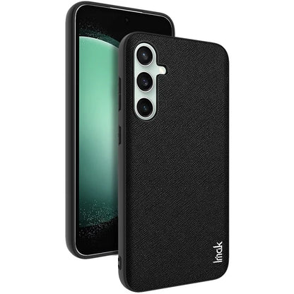 IMAK LX-5 Series for Samsung Galaxy S23 FE Case PU Leather+TPU+PC Back Phone Cover