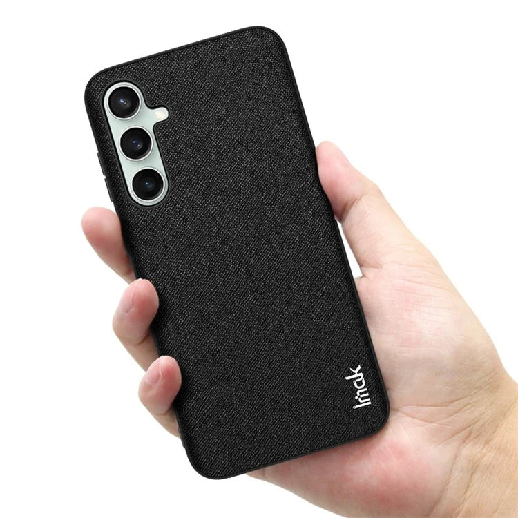 IMAK LX-5 Series for Samsung Galaxy S23 FE Case PU Leather+TPU+PC Back Phone Cover