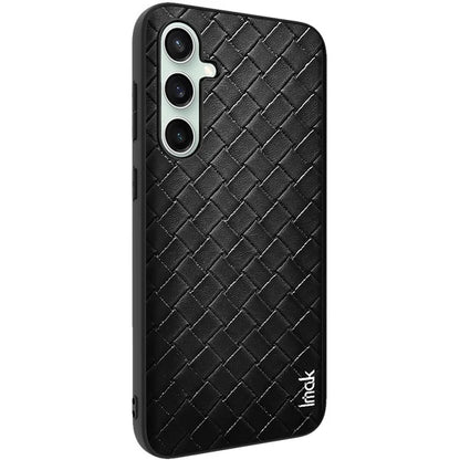 IMAK LX-5 Series for Samsung Galaxy S23 FE Case PU Leather+TPU+PC Back Phone Cover