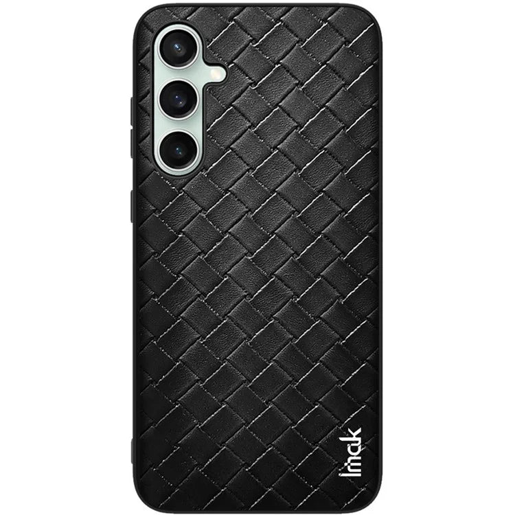 IMAK LX-5 Series for Samsung Galaxy S23 FE Case PU Leather+TPU+PC Back Phone Cover