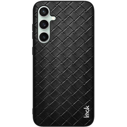 IMAK LX-5 Series for Samsung Galaxy S23 FE Case PU Leather+TPU+PC Back Phone Cover