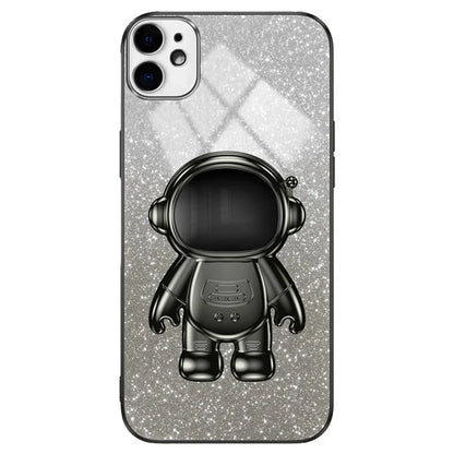 For iPhone 12 6.1 inch Case Astronaut PC+TPU Phone Cover with Kickstand