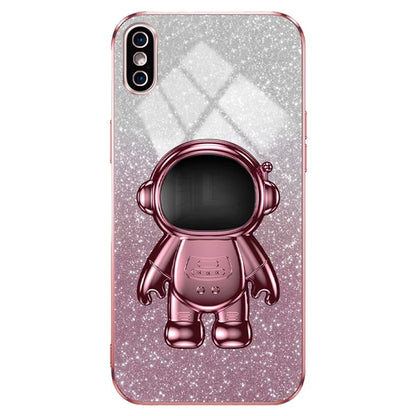For iPhone XS Max 6.5 inch Case Shockproof PC+TPU Kickstand Phone Back Shell