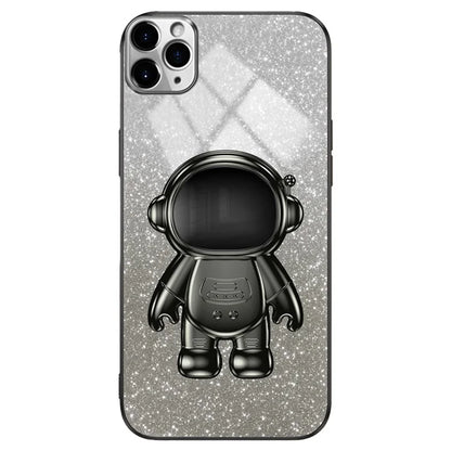 For iPhone 11 Pro Case Anti-Scratch Kickstand PC+TPU Cell Phone Cover