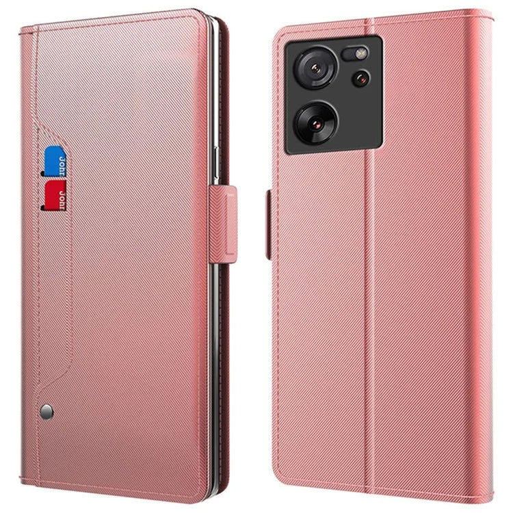 Cell Phone Cases For Xiaomi 13T / 13T Pro Cover Built-in Mirror Flip Phone Shell