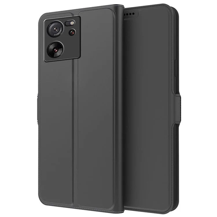For Xiaomi 13T / 13T Pro / Redmi K60 Ultra Leather Phone Case Card Slots TPU Protective Interior Cover