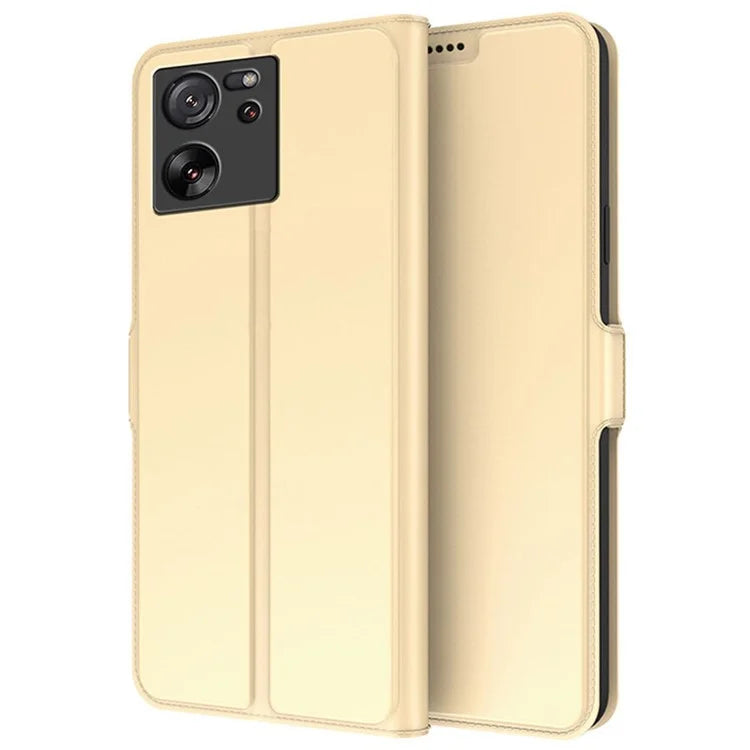 For Xiaomi 13T / 13T Pro / Redmi K60 Ultra Leather Phone Case Card Slots TPU Protective Interior Cover