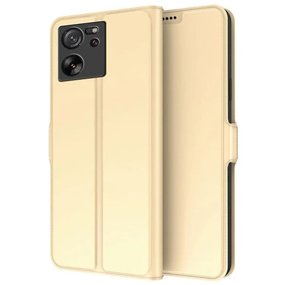 For Xiaomi 13T / 13T Pro / Redmi K60 Ultra Leather Phone Case Card Slots TPU Protective Interior Cover