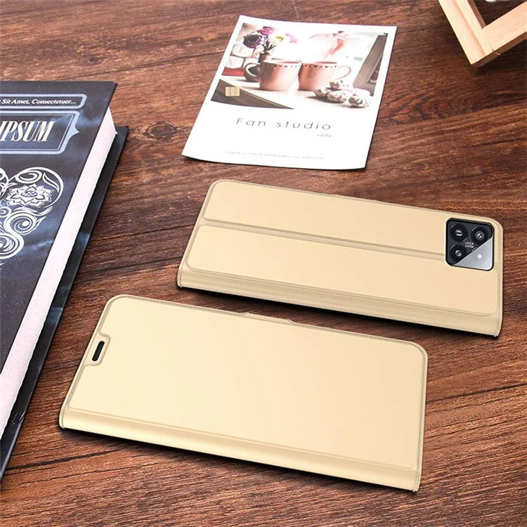 For Xiaomi 14  Leather Phone Case Stand Card Slots Magnetic Closure Cover