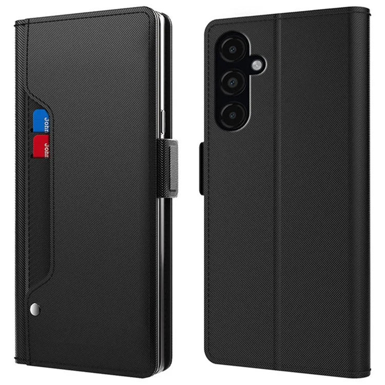 For Samsung Galaxy F34 5G / M34 5G Case Built-in Mirror Card Slot Phone Shell