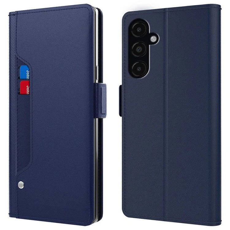 For Samsung Galaxy F34 5G / M34 5G Case Built-in Mirror Card Slot Phone Shell