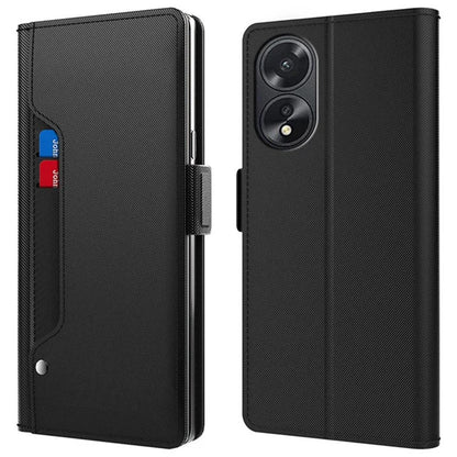 For Oppo A38 4G Magnetic Phone Case PU Leather Stand Cover