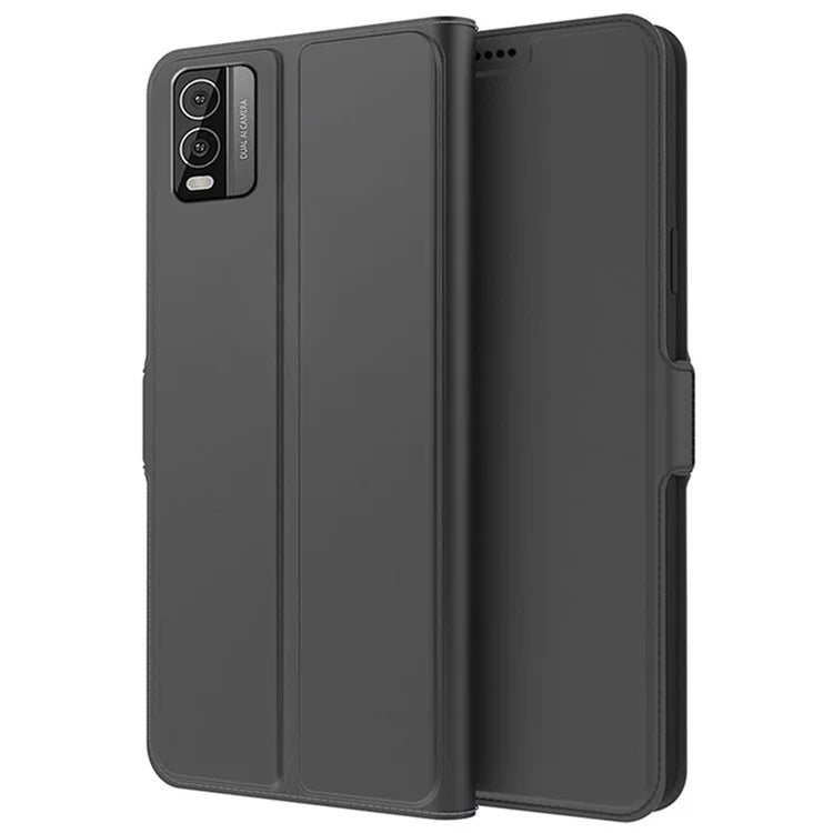 For Nokia C210 Leather Case Card Slot Stand Phone Cover