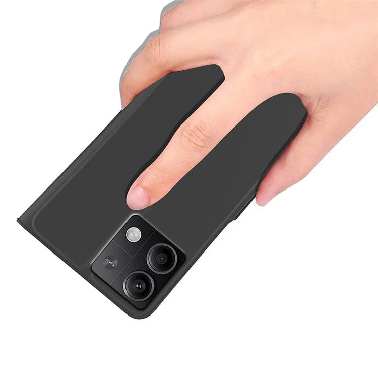 For Xiaomi Redmi Note 13 5G Phone Case PU Leather Stand Cover with Card Slots