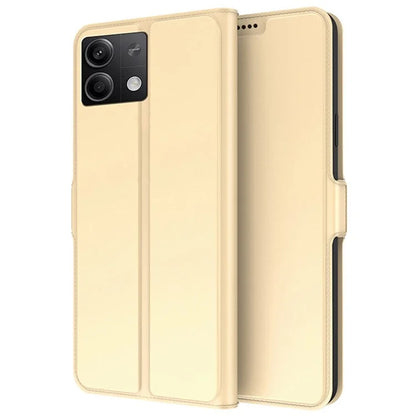 For Xiaomi Redmi Note 13 5G Phone Case PU Leather Stand Cover with Card Slots