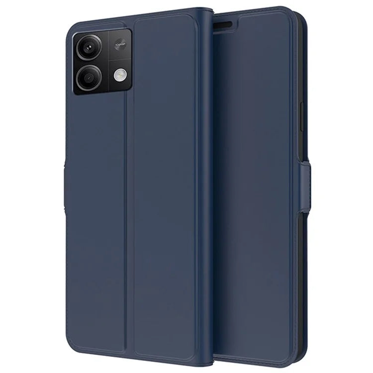 For Xiaomi Redmi Note 13 5G Phone Case PU Leather Stand Cover with Card Slots
