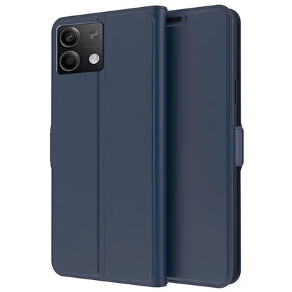 For Xiaomi Redmi Note 13 5G Phone Case PU Leather Stand Cover with Card Slots