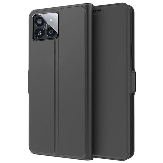 For Xiaomi 14 Pro Case PU Leather Card Holder Shockproof Flip Phone Cover