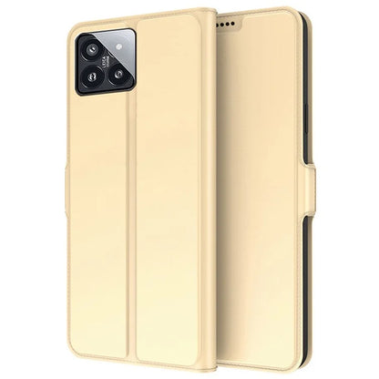 For Xiaomi 14 Pro Case PU Leather Card Holder Shockproof Flip Phone Cover