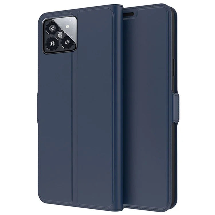 For Xiaomi 14 Pro Case PU Leather Card Holder Shockproof Flip Phone Cover