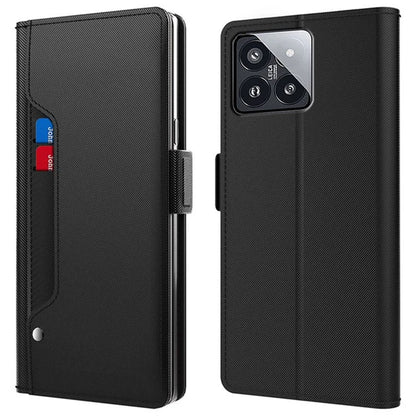 For Xiaomi 14 Pro Case Magnetic Shockproof PU Leather Phone Stand Cover