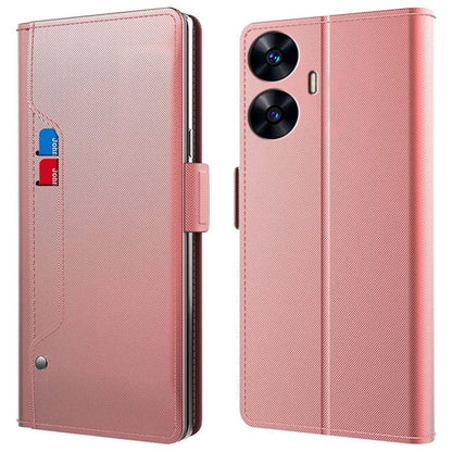 For Realme C55 Cell Phone Case PU Leather Anti-Scratch Protective Shell