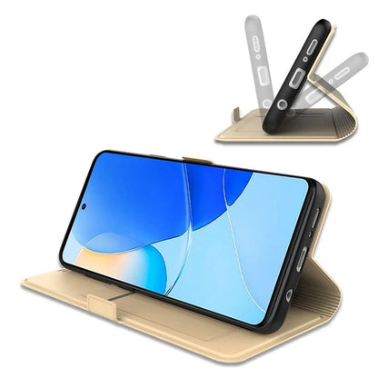 For Honor X5 Plus PU Leather Phone Case Stand Card Holder Flip Cover