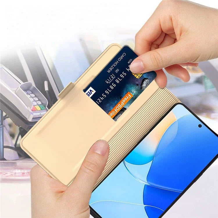 For Honor X5 Plus PU Leather Phone Case Stand Card Holder Flip Cover