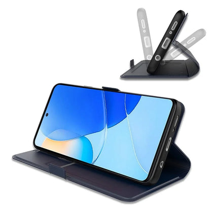 For Honor X5 Plus PU Leather Phone Case Stand Card Holder Flip Cover