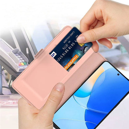 For Honor X5 Plus PU Leather Phone Case Stand Card Holder Flip Cover